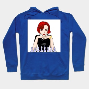 the queen's gambit beth harmon the chess master Hoodie